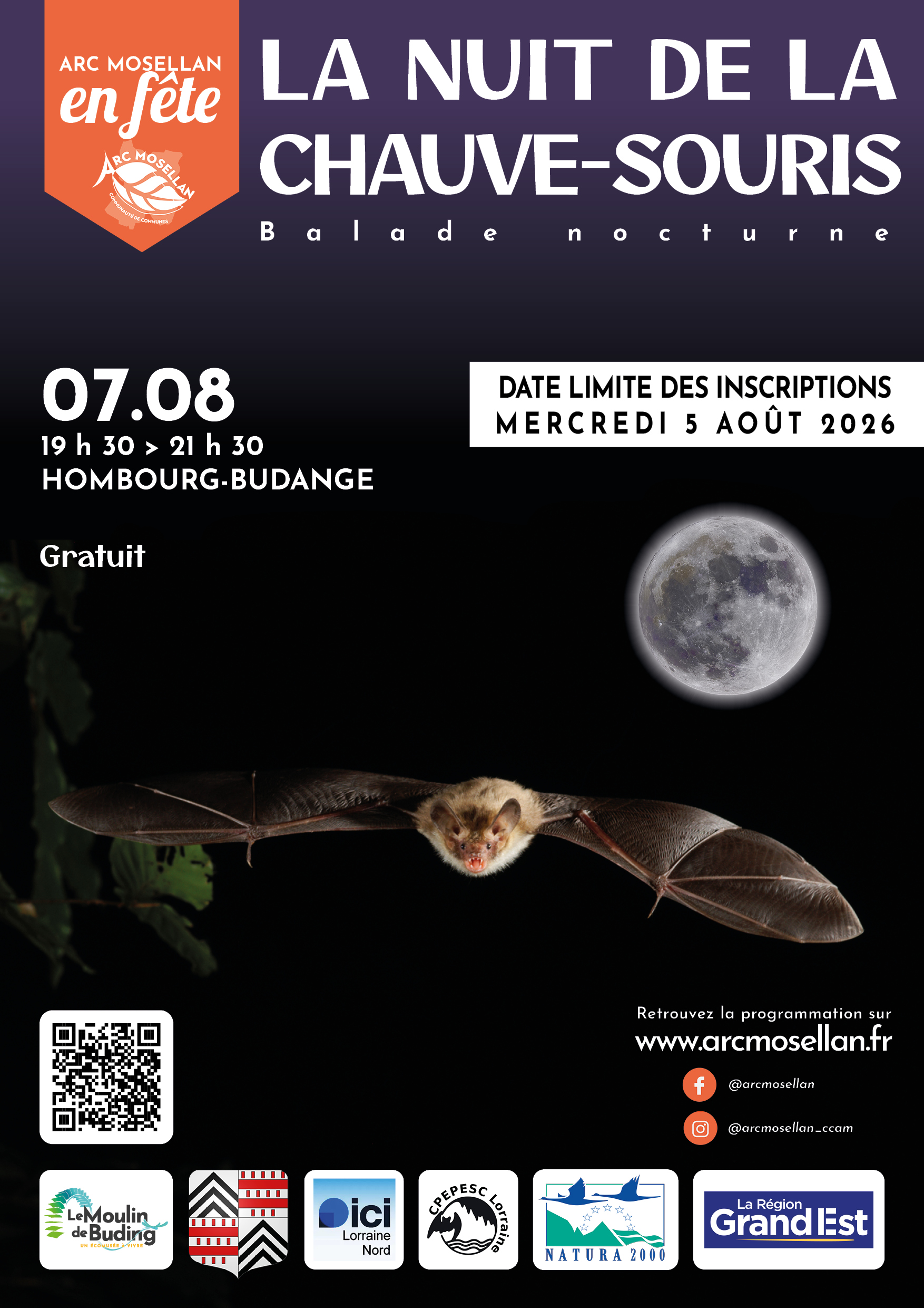 NUIT DE LA CHAUVE SOURIS